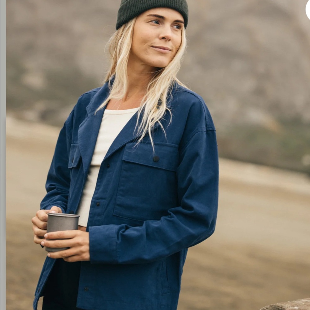 Roark Blue Utility Passport Jacket Versatile Workwear
